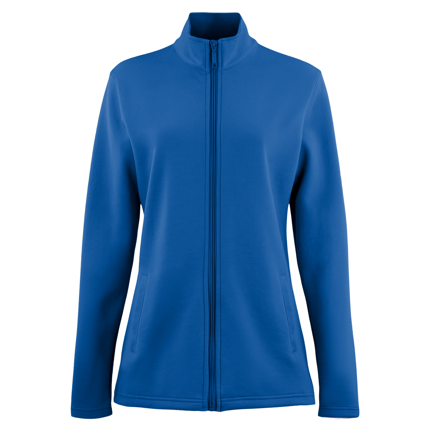 Women's Poly-Cotton Fleece Performance Long Sleeve Full-Zip