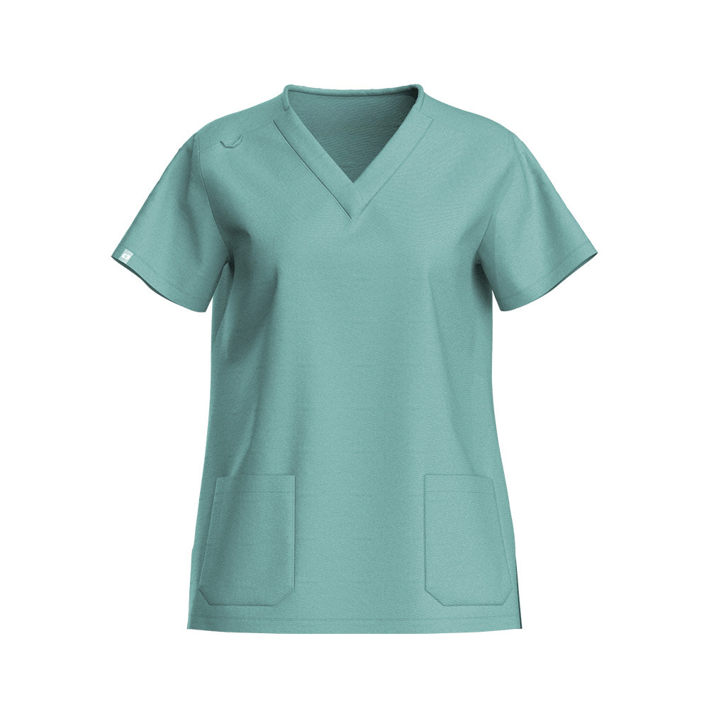 Women's V-neck Scrub Top