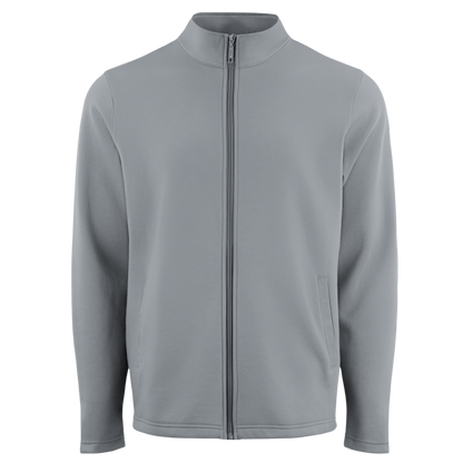 Men's Poly-Cotton Fleece Performance Long Sleeve Full-Zip