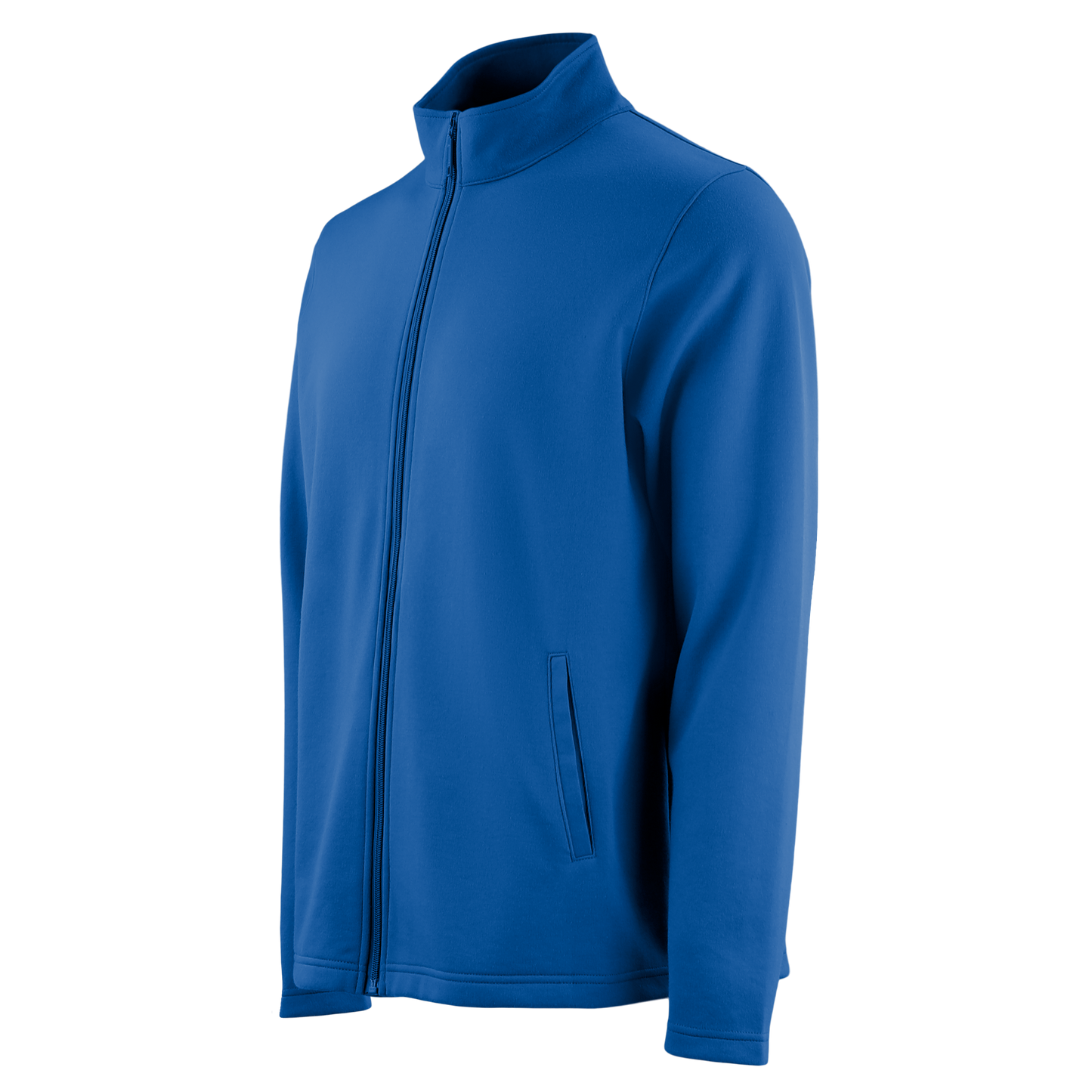 Men's Poly-Cotton Fleece Performance Long Sleeve Full-Zip