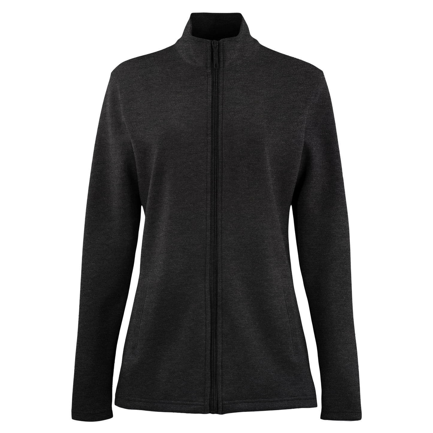 Women's Poly-Cotton Fleece Performance Long Sleeve Full-Zip