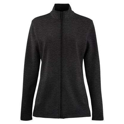 Women's Poly-Cotton Fleece Performance Long Sleeve Full-Zip