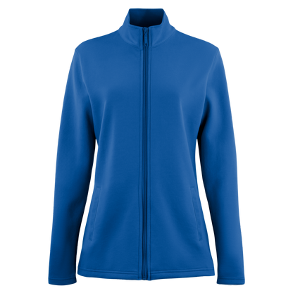 Women's Poly-Cotton Fleece Performance Long Sleeve Full-Zip